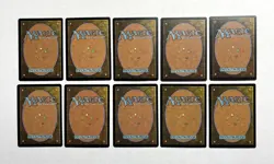 132 MTG MAGIC THE GATHERING 10 CARD MIXED LOT RARE GOLD UNCOMMON SILVER ♨ - Image 2