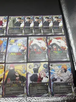 Vintage original Naruto CCG TCG Squad Reinforcement Card Lot - Image 3