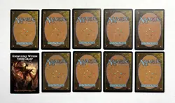 131 MTG MAGIC THE GATHERING 10 CARD MIXED LOT RARE GOLD UNCOMMON SILVER ♨ - Image 2