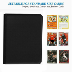12 Pocket 720 Pockets Trading Card Binder, Ringless Side Loading Card Holder Alb - Image 3