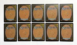 129 MTG MAGIC THE GATHERING 10 CARD MIXED LOT RARE GOLD UNCOMMON SILVER ♨ - Image 2