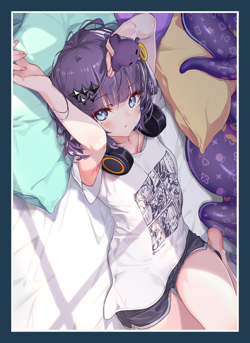 hololive English Ninomae Ina'nis Doujin Card Sleeve Protector from Japan - Image 1