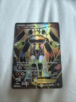 Zygarde EX Holo 54a/124 2017 Card Comes with Sleeve Pokemon Card - Image 1