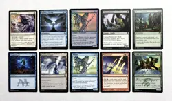 127 MTG MAGIC THE GATHERING 10 CARD MIXED LOT RARE GOLD UNCOMMON SILVER ♨ - Image 1