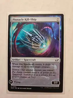 Pinnacle Kill-Ship - Edge of Eternities - LP - Common - Spaceship - MTG - Image 1