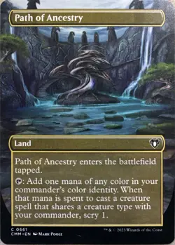 Path of Ancestry (Borderless) C Commander Masters 661 NM - Image 1