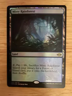 Misty Rainforest NM/M FOIL Modern Horizons 2 ENGLISH 438 mtg Magic the Gathering - Image 1