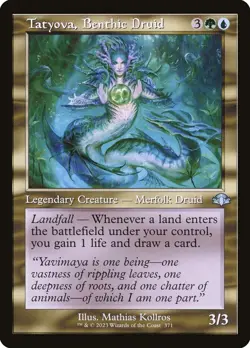 1x - Tatyova, Benthic Druid - [SELECT] - Various Sets - CUC NM MTG - Image 5