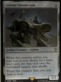 Solemn Simulacrum Surge Foil R Commander: FINAL FANTASY 360 NM - Image 1