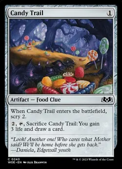 x4 NM (Playset) Candy Trail, MTG, Wilds of Eldraine, Magic the Gathering, 243 - Image 1