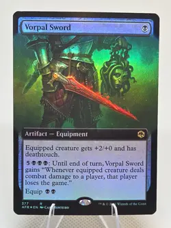 Vorpal Sword (Extended Art) FOIL X1 AFR MTG Adventures in Forgotten Realms B1 - Image 1