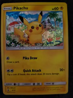 2018 Pokemon McDonald's Collection Pikachu 4/12 Holo Promo NM - Confetti Foil - Image 1