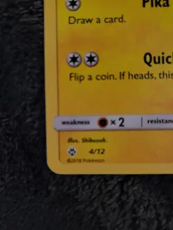 2018 Pokemon McDonald's Collection Pikachu 4/12 Holo Promo NM - Confetti Foil - Image 4