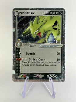 Tyranitar EX 17/17 Pokemon TCG Pop Series 1 Holo Bleed - Image 1