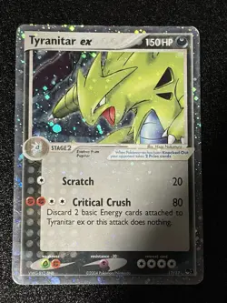Tyranitar EX 17/17 Pokemon TCG Pop Series 1 Holo Bleed - Image 3