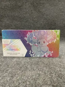 POKEMON Scarlet & Violet Prismatic Evolutions Super-Premium Collection Box Wear 196214112568 - Image 1