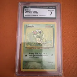 Pokemon TCG Caterpie & Doduo Base Set CGC 7 Vintage - Image 1