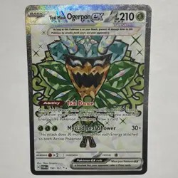 Pokemon Teal Mask Ogerpon ex Ultra Rare 190/167 2024 Twilight Masquerade NM - Image 1