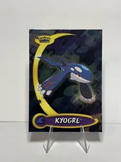 Kyogre Foil Topps Pokemon Advanced Challenge #37 2004 - Image 1