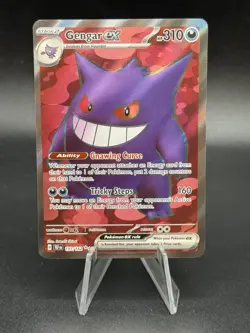 Pokemon TCG Gengar ex (Full Art) 193/162 Sv05: Temporal Forces Ultra Rare NM DB3 - Image 1