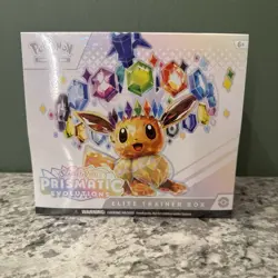 Pokemon TCG: Prismatic Evolutions Elite Trainer Box Factory Sealed IN PROTECTOR - Image 1