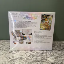 Pokemon TCG: Prismatic Evolutions Elite Trainer Box Factory Sealed IN PROTECTOR - Image 5