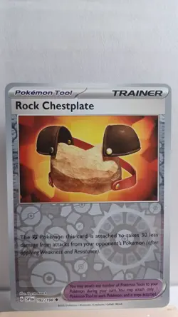 Rock Chestplate [NM] - Pokemon TCG S&V Base 192/198 [Reverse Holo Uncommon] - Image 1
