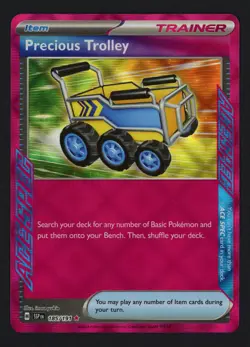 Precious Trolley 185/191 SV08: Surging Sparks ACE SPEC Rare Pokemon TCG - Image 1