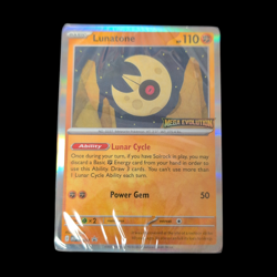 Lunatone Pokemon Mega Evolution Pre-Release Build and Battle Sealed Kit MEP 004 - Image 1