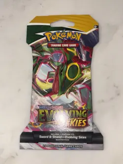 Pokemon Evolving Skies Sleeved Booster Pack Sealed Rayquaza Pack Art - Image 3
