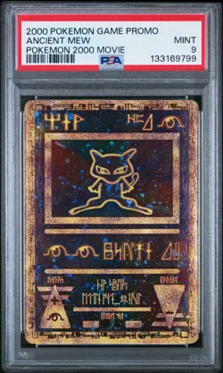 2000 POKEMON GAME MOVIE POKEMON 2000 MOVIE ANCIENT MEW PSA 9 - Image 1