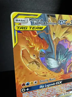Moltres & Zapdos & Articuno GX 44/68 Hidden Fates Pokemon Holo NM - Image 3