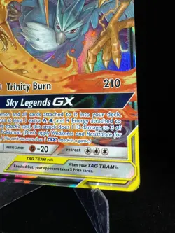 Moltres & Zapdos & Articuno GX 44/68 Hidden Fates Pokemon Holo NM - Image 4
