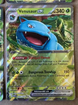 Venusaur ex 003/165 LOT of 4x Pokemon MEW 151 NM - Image 4