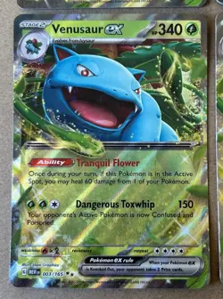 Venusaur ex 003/165 LOT of 4x Pokemon MEW 151 NM - Image 5