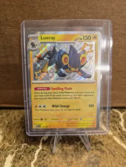 Pokemon TCG Luxray 137/091 SV: Paldean Fates Holo - Image 1