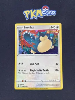 Pokemon TCG Snorlax SWSH119 Black Star Promo Holo LP. - Image 1