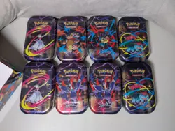 x8 Pokemon TCG: Mega Heroes Mini Tin in display box - Image 2