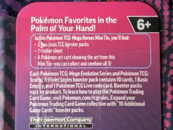 x8 Pokemon TCG: Mega Heroes Mini Tin in display box - Image 3