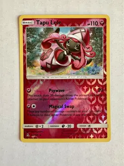 Tapu Lele 94/156 Reverse Holo Rare Pokemon Sun & Moon Ultra Prism NM 2018 - Image 1