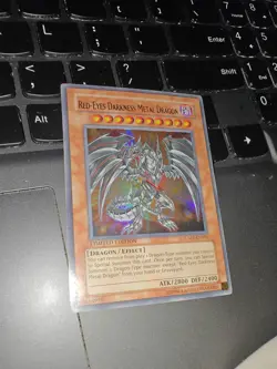 Yugioh! MP Red-Eyes Darkness Metal Dragon - JUMP-EN030 - Ultra Rare - Limited Ed - Image 1