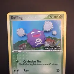 Koffing 72/113 2005 EX Delta Species Pokemon Card Reverse Holo Foil Stamped NM - Image 2