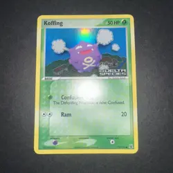 Koffing 72/113 2005 EX Delta Species Pokemon Card Reverse Holo Foil Stamped NM - Image 4