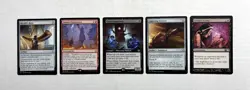 139 MTG MAGIC THE GATHERING 5 CARD MIXED LOT RARE GOLD UNCOMMON SILVER ♨ - Image 1