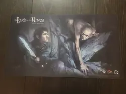 Lord of the Rings The Card Game LCG 2019 Gencon Playmat w/ Bilbo and Gollum - Image 1