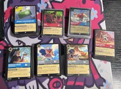 Disney Lorcana Bulk Lot Common To Rare Lot - 350+ Cards! - Image 1