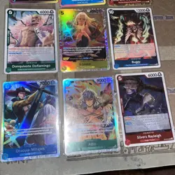 One Piece Tcg Auction Lot!! All Foils, 9 Cards Total 111 - Image 2
