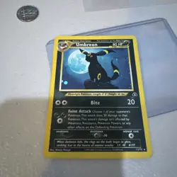 Umbreon Pokemon TCG Neo Discovery Holo Rare Card 13/75 S3 - Image 2
