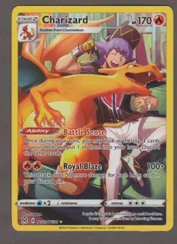 Charizard TG03/TG30 Lost Origin Trainer Gallery Full Art Holo Rare Pokemon Card - Image 1