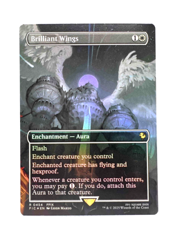 Brilliant Wings (Borderless) FIC #454 - MTG Commander: Final Fantasy Foil - Image 1